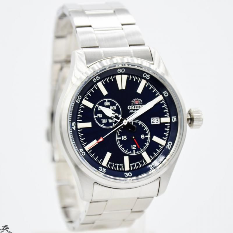 Jam Tangan Pria Orient RA-AK0401L10B Automatic Rantai Silver Original