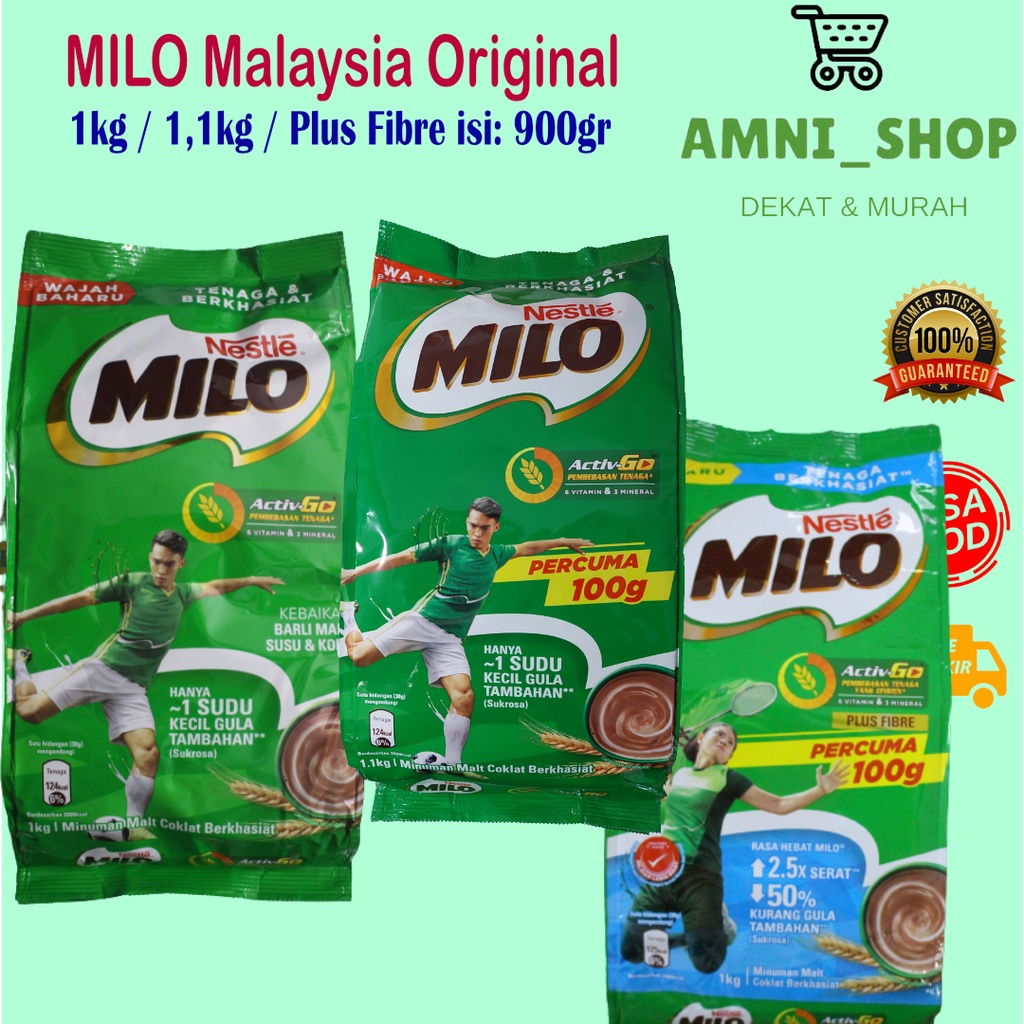 Jual Milo Malaysia 1kg 11kg Bubuk Original Shopee Indonesia 6016