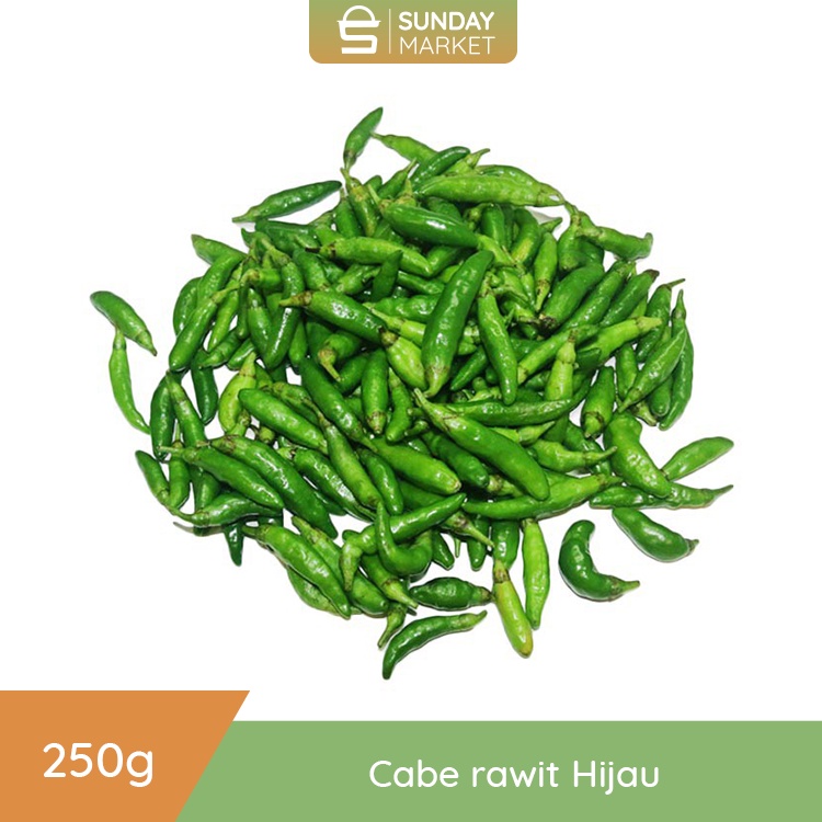 

Cabe / Cabai Rawit Hijau Segar [250gr] | Fresh Setiap Hari