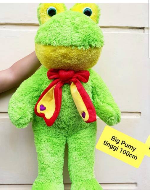 Boneka jumbo keropi big pummy green