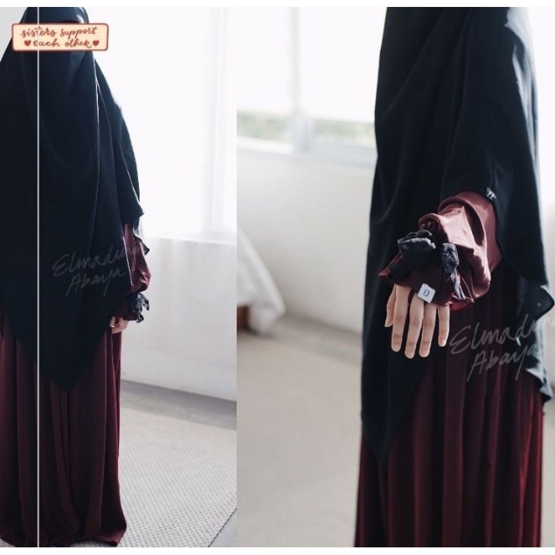 KAMALA DRESS BLACK CHERY ELMADINA
