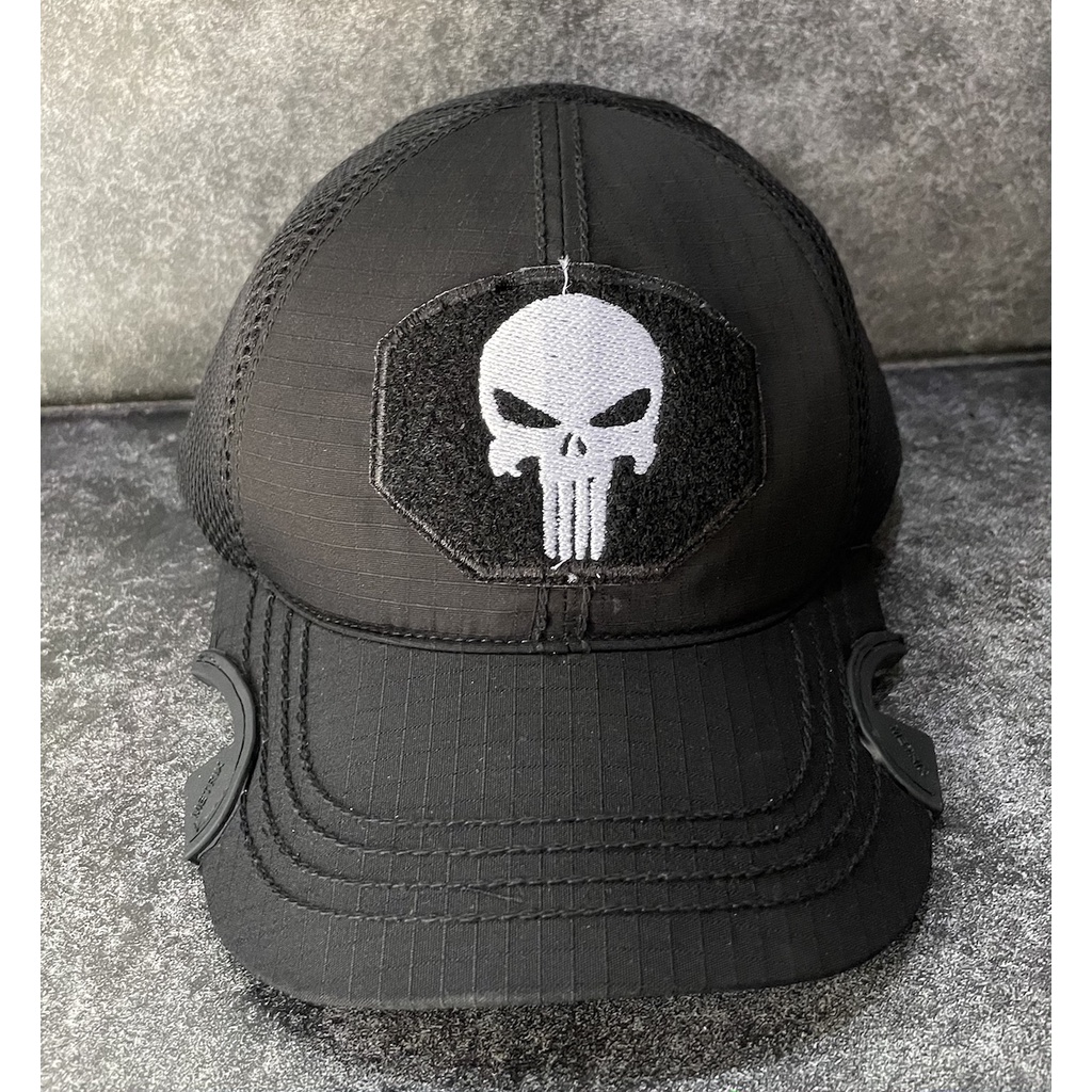 Topi Tactical Army Hitam - Topi Tactical Punisher - Topi Tactical Import