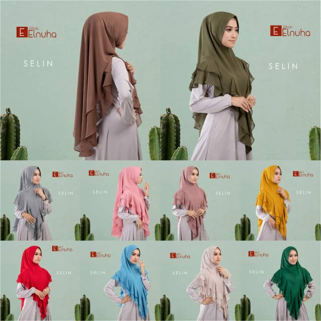 KHIMAR SELIN by JILBAB ELNUHA