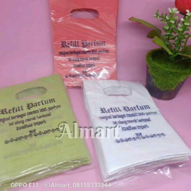 Kantong plastik sarung parfum modernX