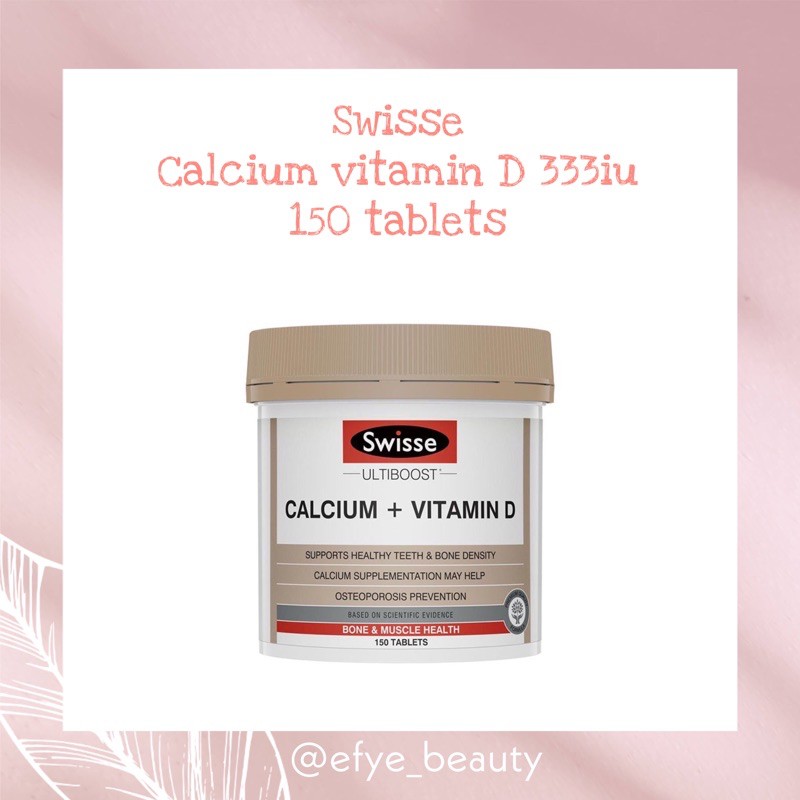 swisse Calcium Vitamin D3