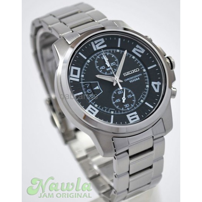 Seiko Mens SNN167P2 Quartz Chronograph SS Bracelet | Jam Pria SNN167