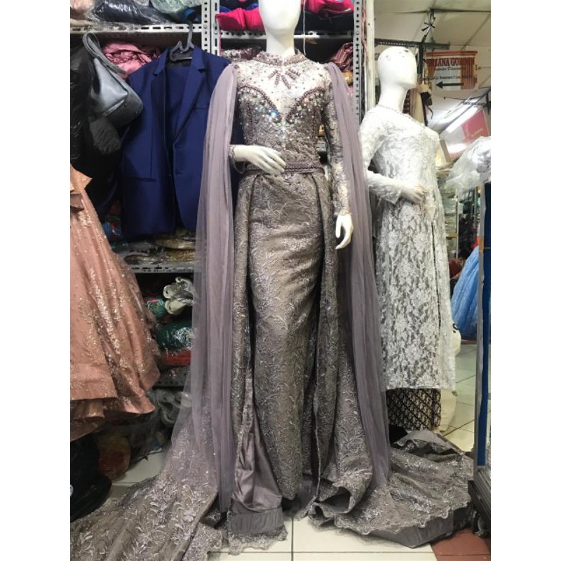 Gaun Pengantin Slim Taro,Ijo Wardah,Silver, Moca dan Rose Gold