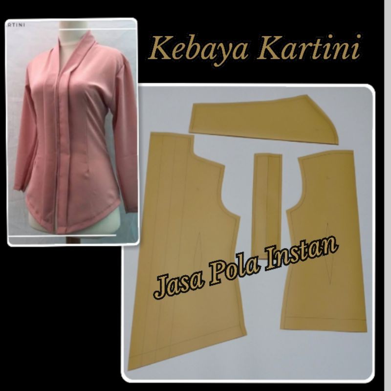 pola kebaya Kartini