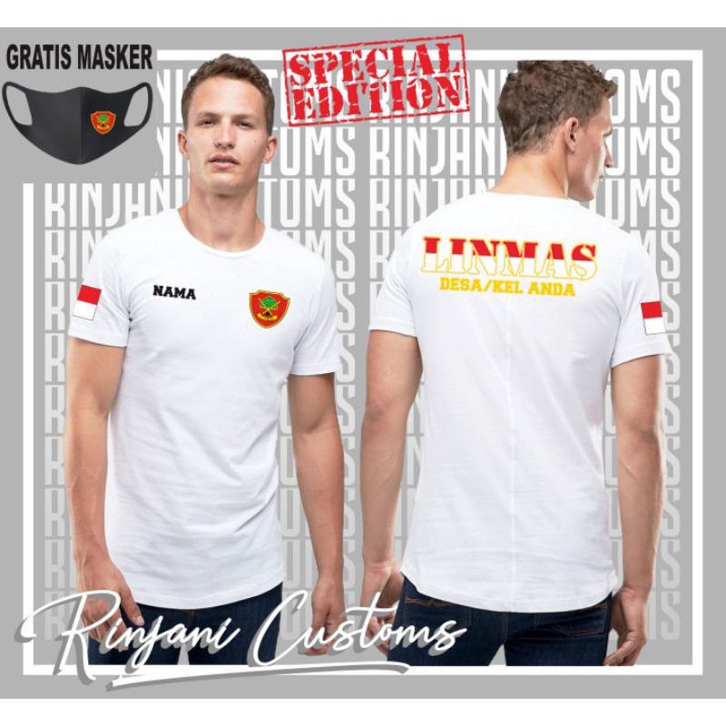 KAOS LINMAS-KAOS LINMAS TANGAN PANJANG-KAOS LINMAS TANGAN PENDEK GRATIS NAMA