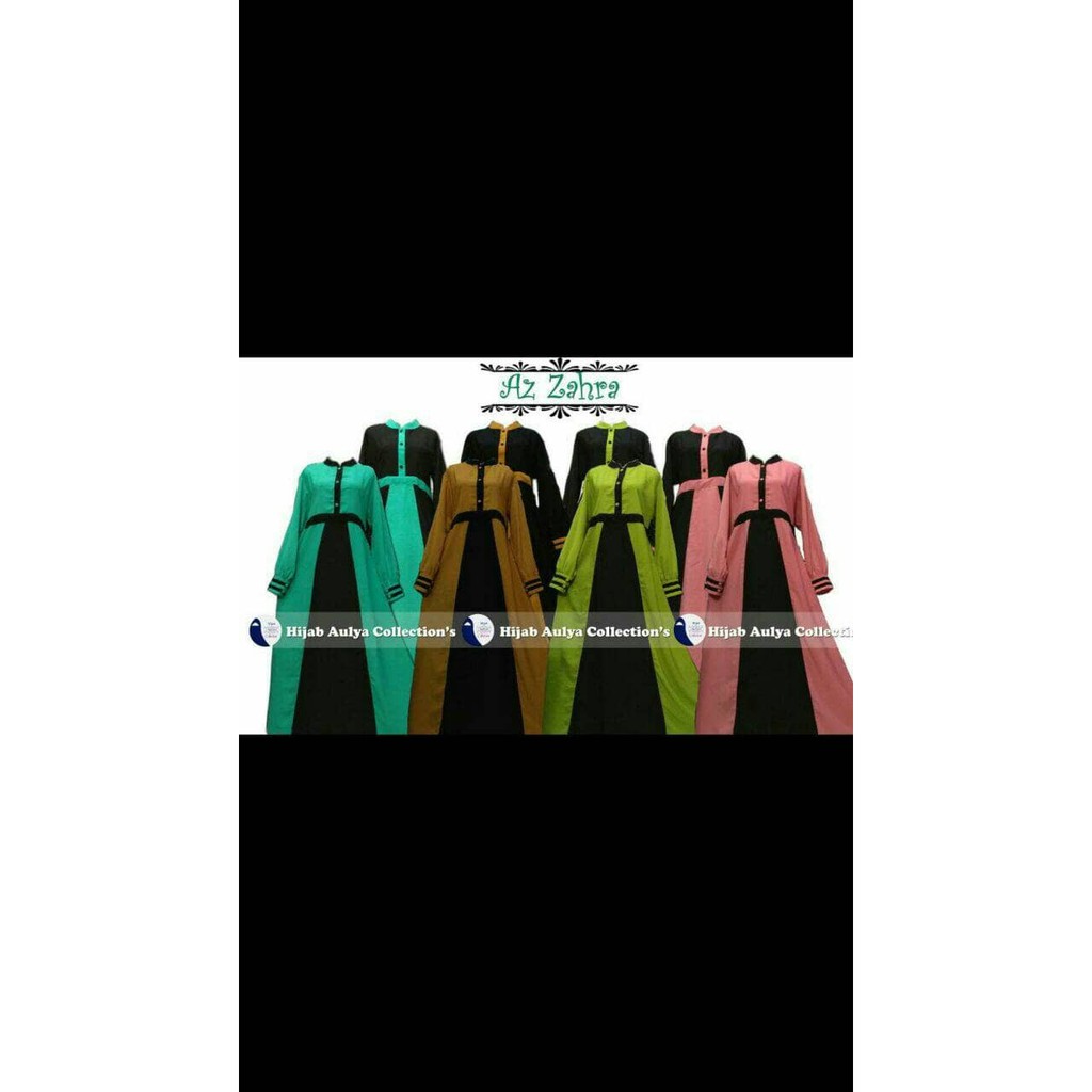 Gamis azzahra syari set cadar
