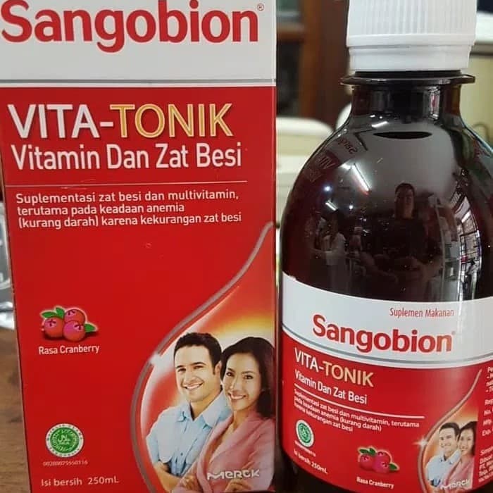 sangobion vitamin dan zat besi 400 ml/ Sangobion vita-tonik vitamin dan zat besi /sangobion