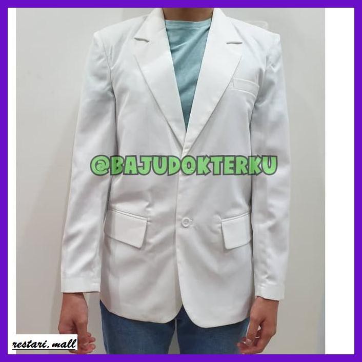 ODEXUTAIRP- JAS APOTEKER DUA SAUDARA PRIA PUTIH GADING -ORIGINAL.