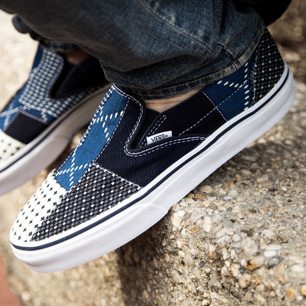VANS SLIP ON x FDMTL JAPANESE PATCHWORK