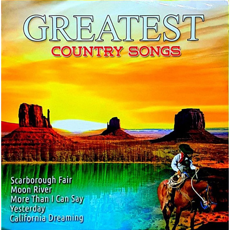 Kaset CD Lagu Greatest Country Songs Best Album Original - Kaset CD Mp3 Mobil Original - Kaset CD La