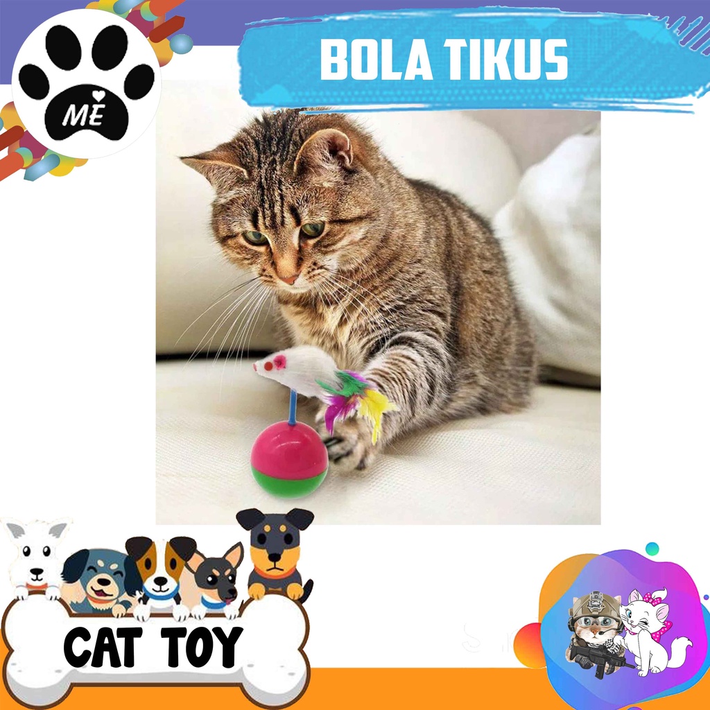 Mainan Kucing &quot;BOLA GOYANG TIKUS&quot; Cat Toy