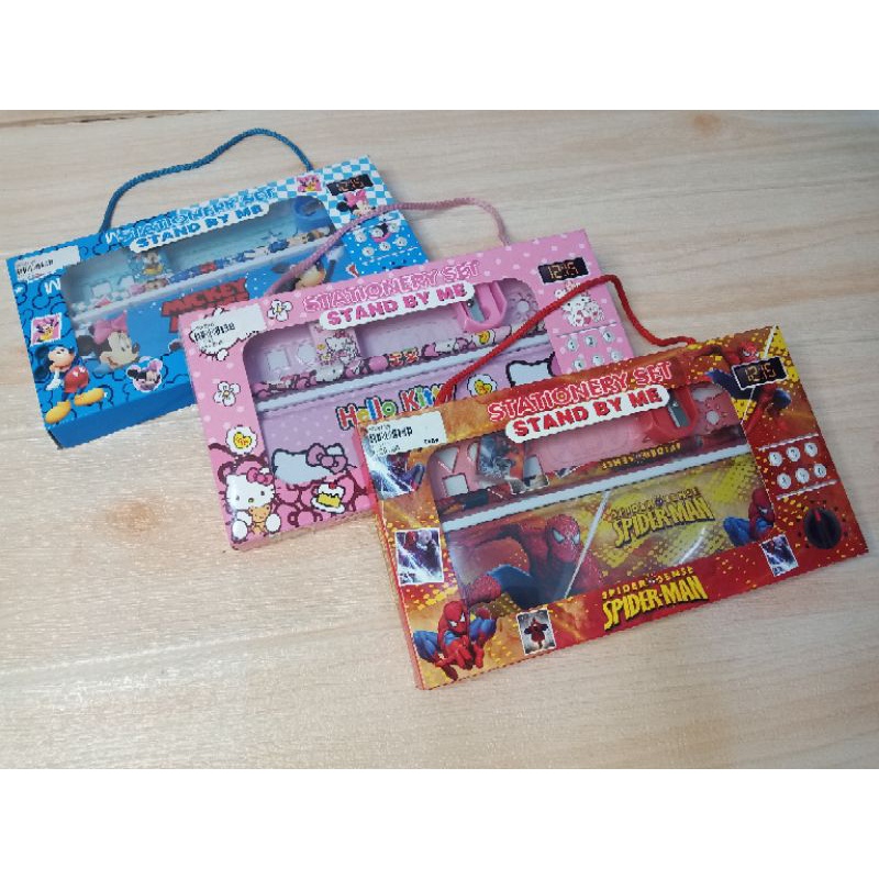 

Stationery Set 5in1| Tempat Alat Tulis Set Lengkap + Isi | Paket Alat Tulis
