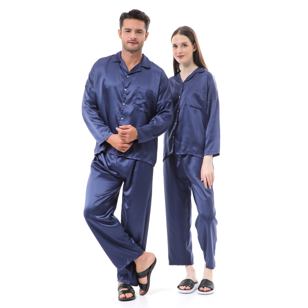 Zavyn One Set Setelan Piyama Couple Sateen PP 2.0