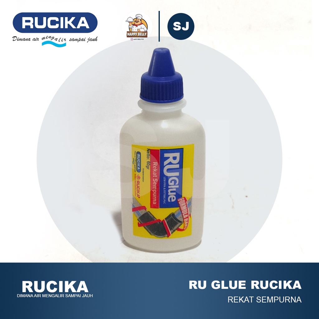 Jual LEM PIPA BOTOL PVC RUCIKA WAVIN RUGLUE 60ML | Shopee Indonesia