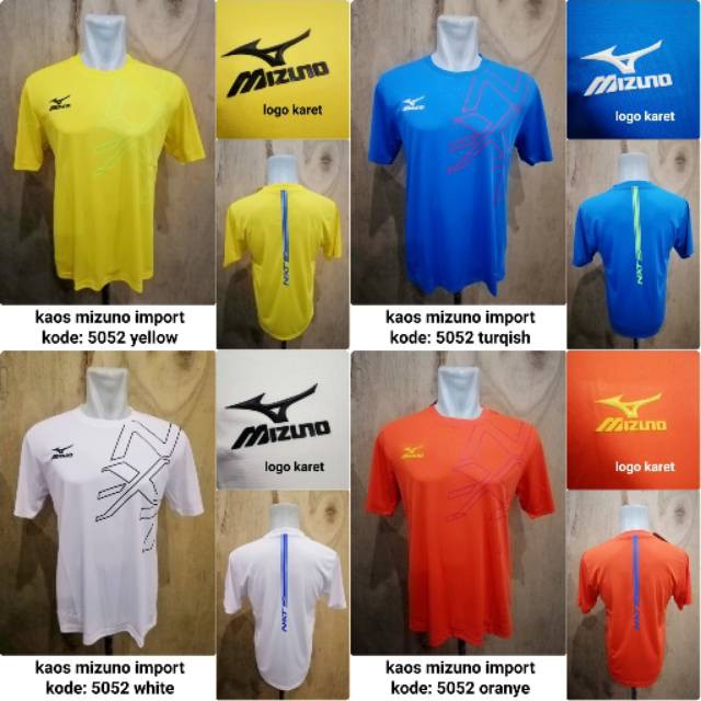 Ori  Baju voli Mizuno 5052 terang kaos voli volly volley mizuno kaos mizuno import