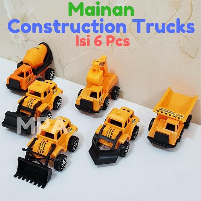 Mainan Anak Mobil Traktor Alat Berat Konstruksi Engineering