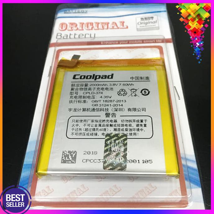 ACC HP MURAH BATERAI COOLPAD FANCY PRO E571 CLPD 374 2000MAH ORIGINAL OEM