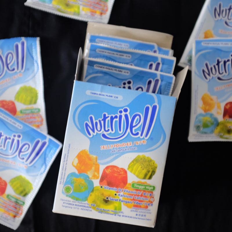 

Nutrijell Agar Agar Plain. Nutrijel Jelly Powder Plain 15 gr