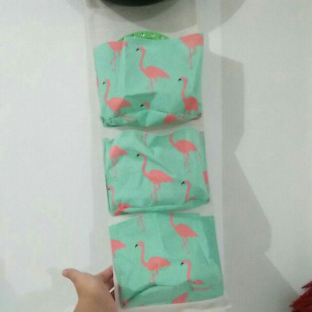 Pouch Gantung 3 Sekat Gantungan Jilbab [ 3 Sekat ] Motif Lucu