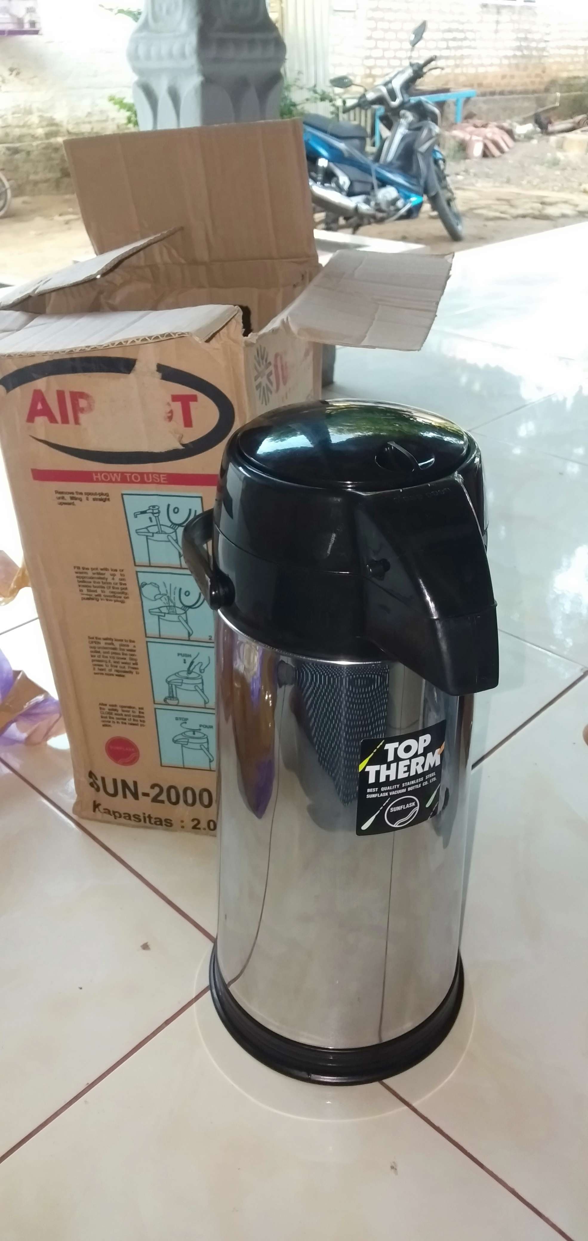 Termos Pencet Stainless Top Therm