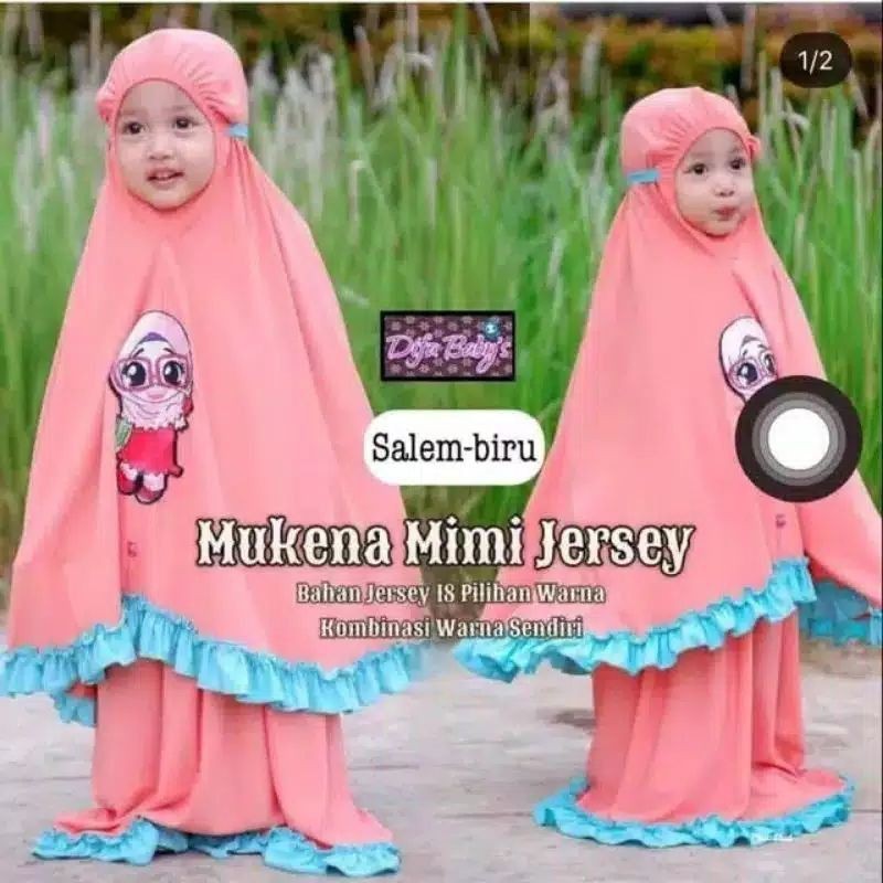 Mukena Anak Perempuan Motif Led Karakter Usia 3- 6 Tahun | Pakaian Jersey Mukenah Tanggung 4-5 Thn |Mungkena Muslim Sd Lucu |Mekena Bayi Tk Bts Premium