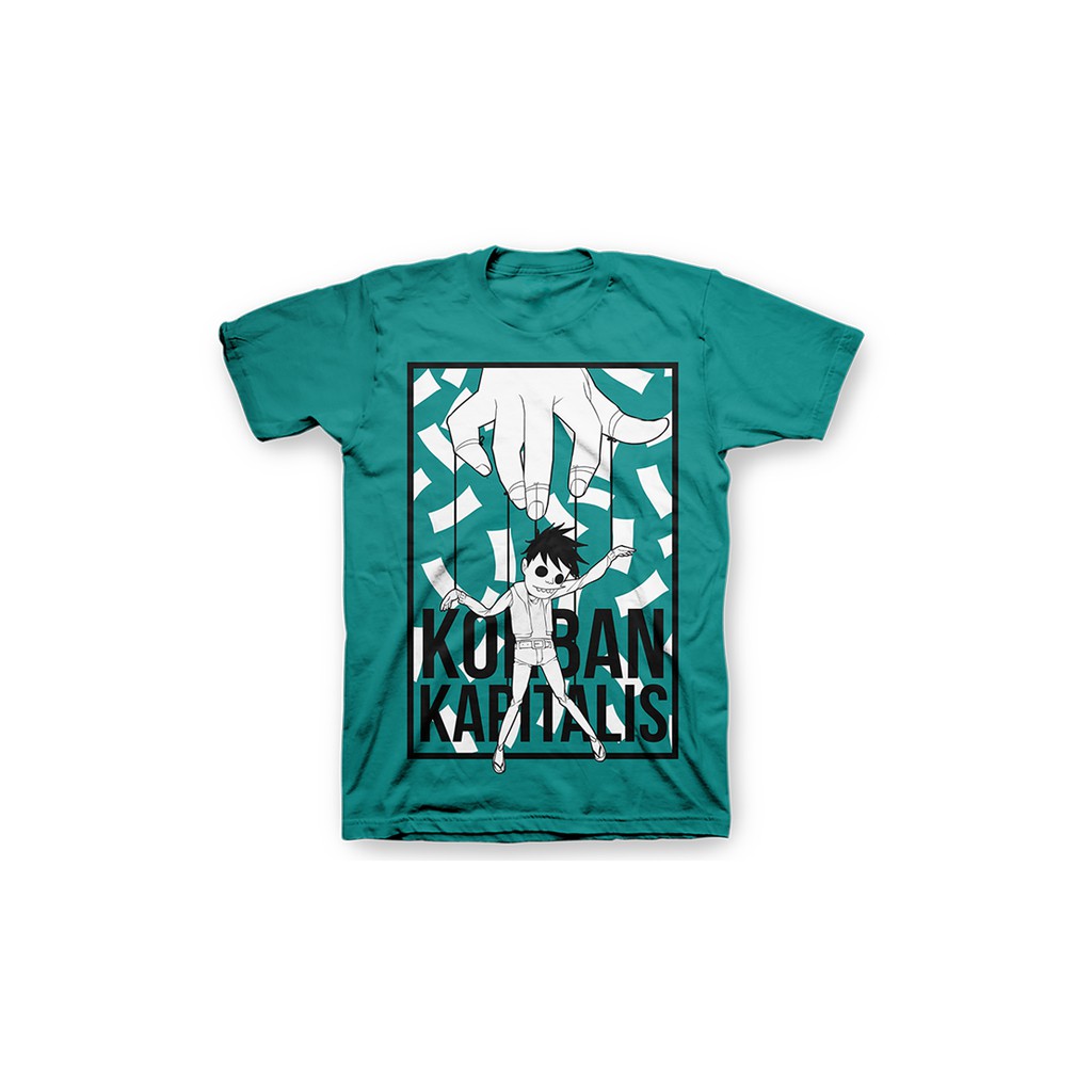 Kaos Si Juki Korban Kapitalis (Hijau Tosca)