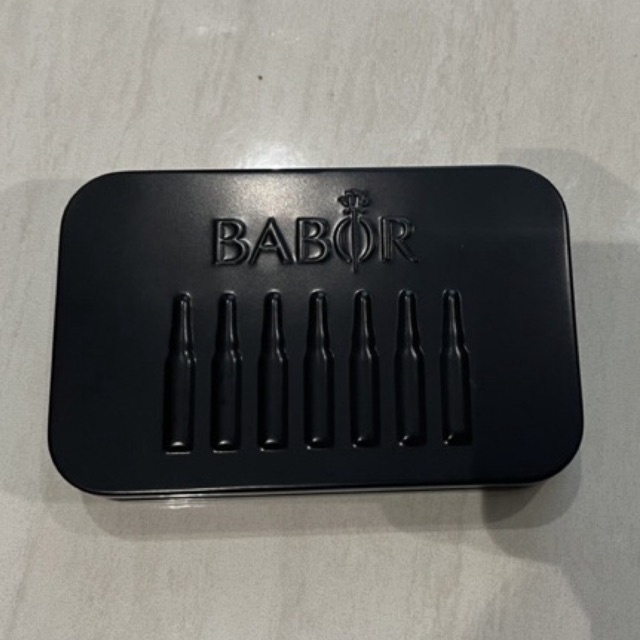 Babor Metal Tin Ampoule case