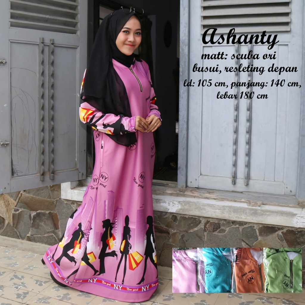GAMIS ASHANTY BAHAN SCUBA