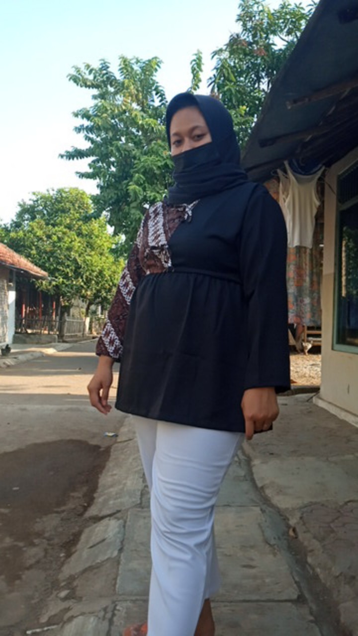 Atasan Batik Wanita Kerja Jumbo Dolby Dolbi Dobby Doby Modern Dan Terbaru 2020