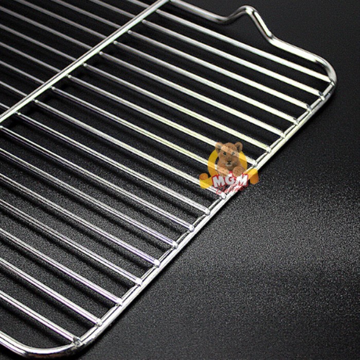 45x28 Stainless Wire Mesh Peniris gorengan / BBQ grill / tatakan kue