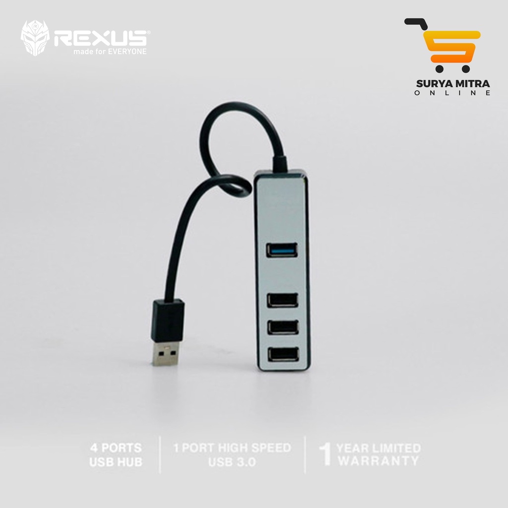Rexus Usb Hub RXH-329 V.3.0 1Port-V.2.0 3 Port | RXH329
