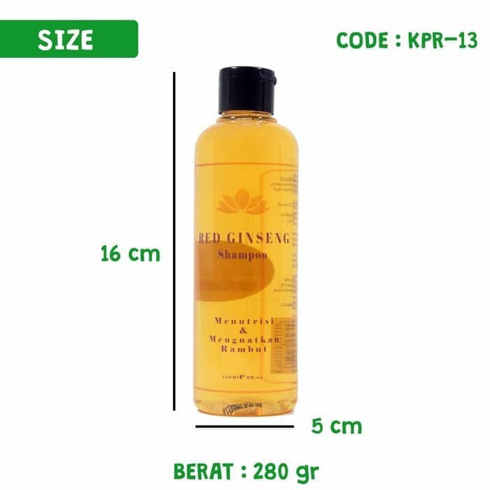 RED GINSENG SHAMPOO BPOM