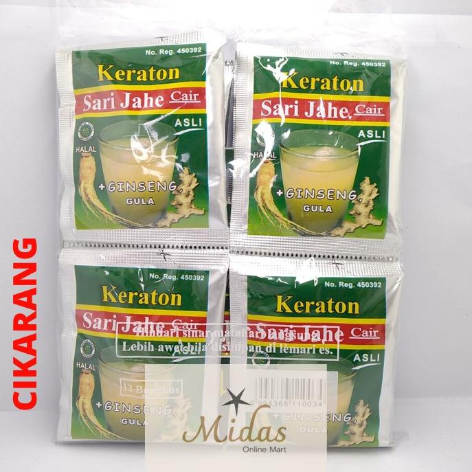 

[KODE K6Y9G] Keraton Sari Jahe 12 Sachet