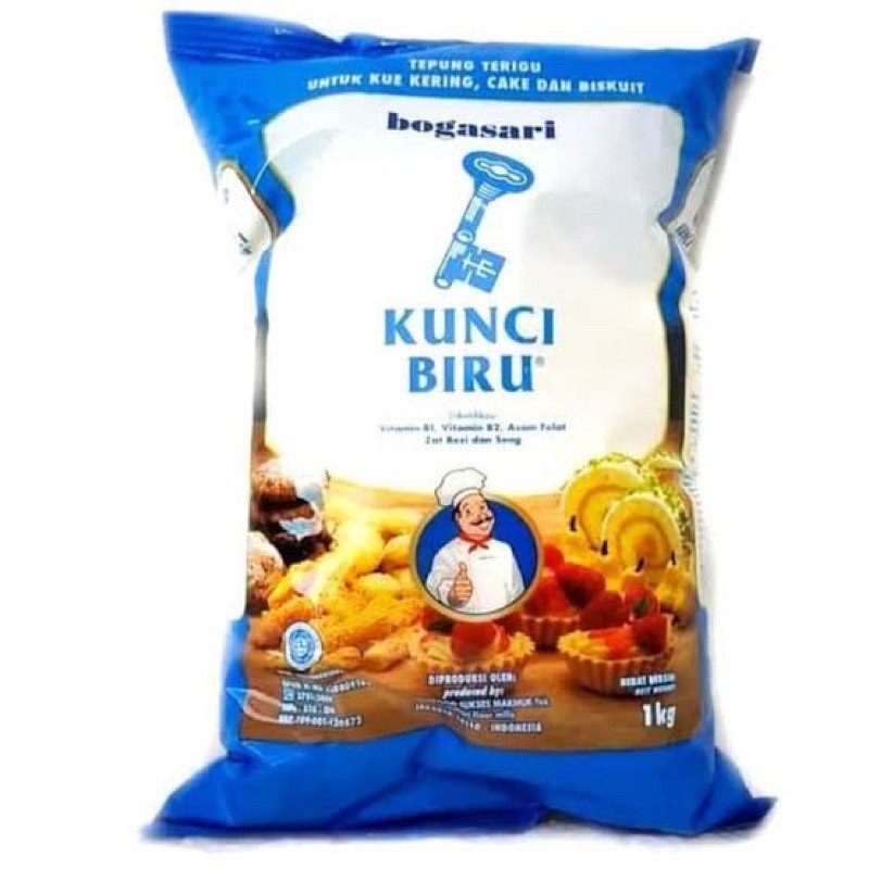 

Tepung Terigu Kunci Biru 1kg