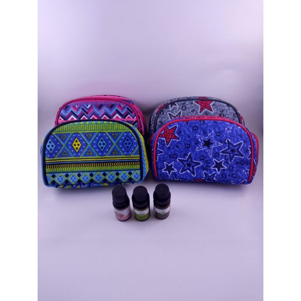 

pouch oil kanvas 6 sekat