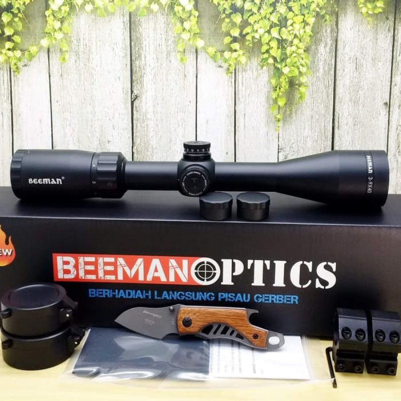 Teleskop tele Senapan angin Beeman 3-9x40 HK WA NEW