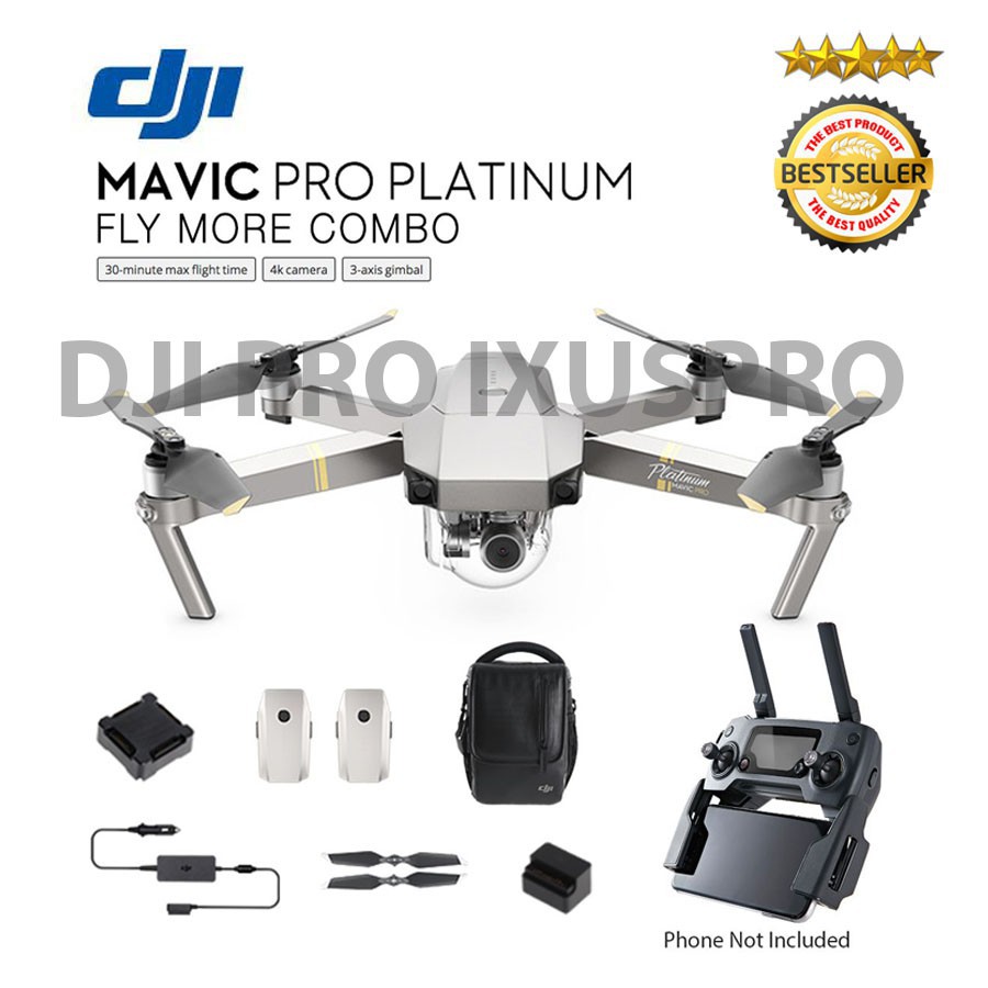 MAVIC PRO PLATINUM PAKET COMBO - MAVIC COMBO GARANSI RESMI DJI