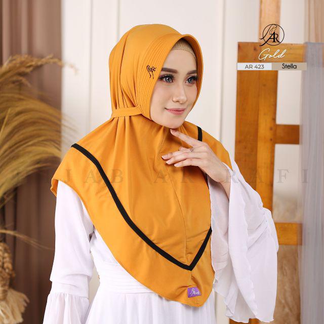 Hijab Ar Rafi AR 423 hijab instan new arrival || INAYAHHIJAB-Gold