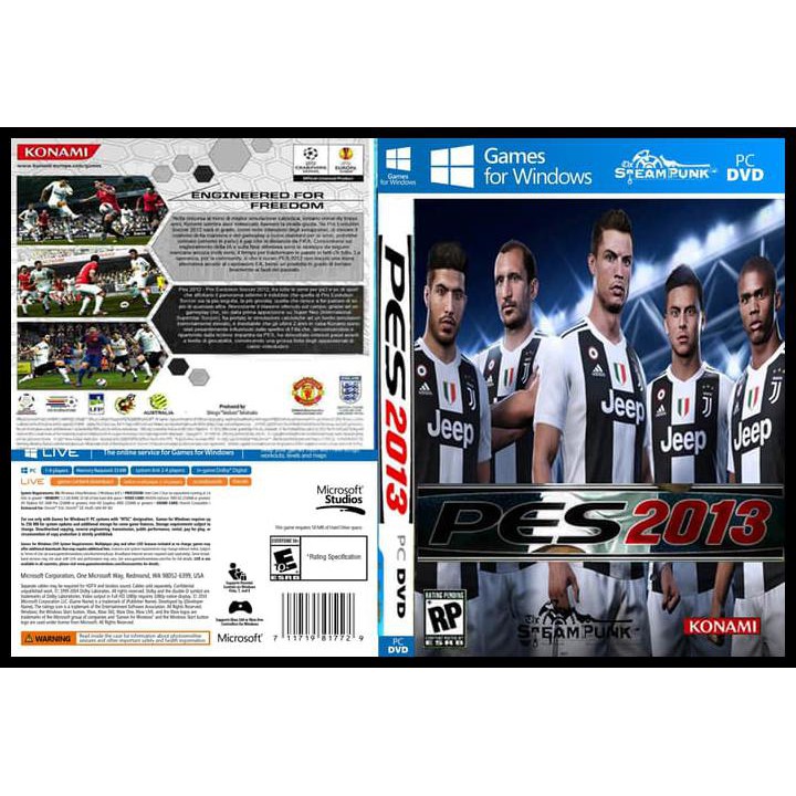 Pes 2013 Plus Update 2017/2018 Patch 3 PC Laptop SALE