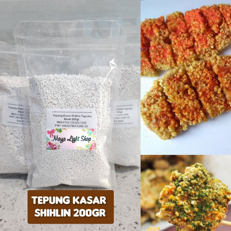 Tepung shihlin 200gr 100gr tepung kasar shihlin flour premium crispy ayam chicken termurah halal snack taiwan tepung serbaguna