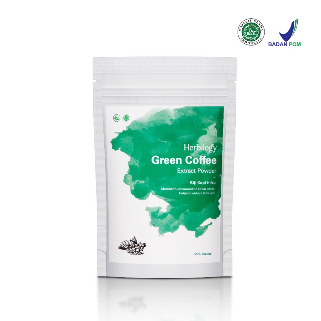 Herbilogy, Green Coffee Extract Powder (Biji Kopi Hijau)100gr