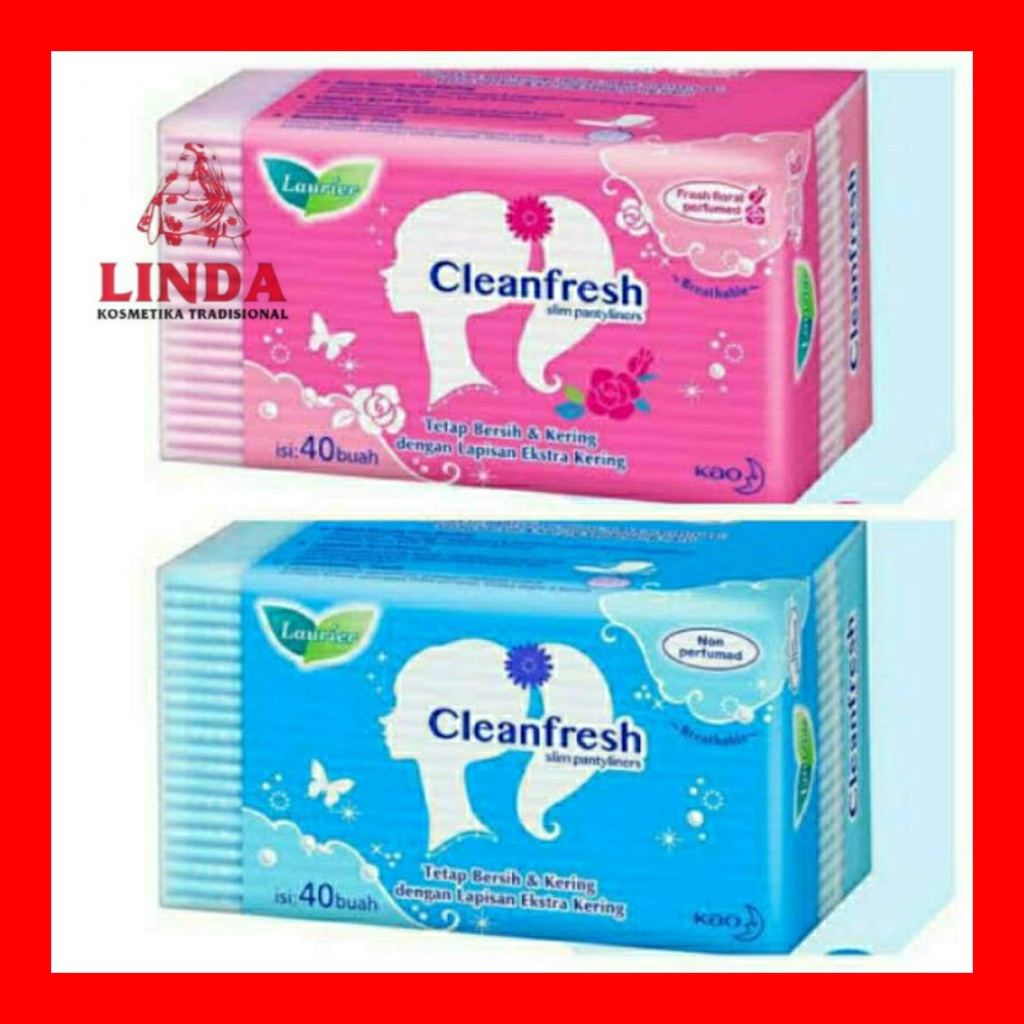 LAURIER CLEAN FRESH SLIM PANTY LINERS / LAURIER PANTYLINER PARFUM &amp; NON PARFUM