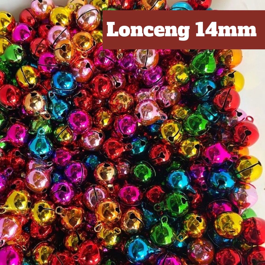 Lonceng Warna Warni 14mm Kerincingan Kelintingan FEZONE