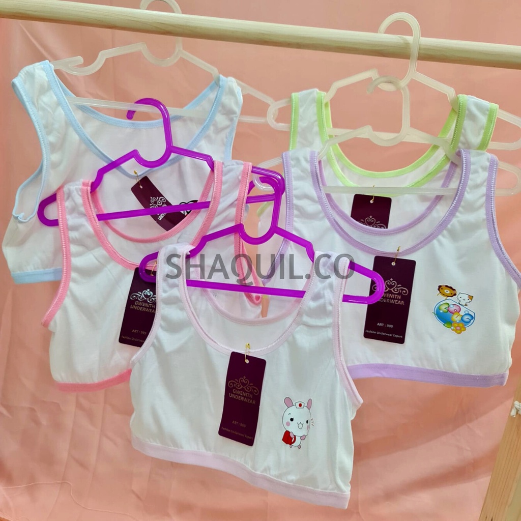 Miniset Anak Perempuan / Miniset Anak ABG tanpa busa / Miniset Anak Perempuan Murah katun tebal