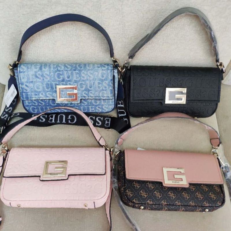 tas slempang wanita guess original (guess raissa satchel)