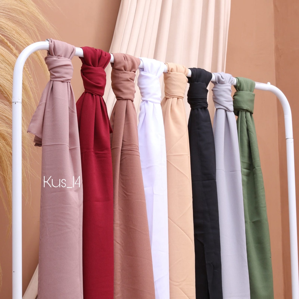 Pashmina Malay Instan Tali Belakang